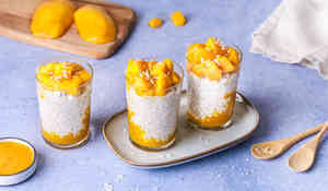 Overnight porridge aux fruits exotiques