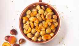 Po&ecirc;l&eacute;e marron, abricot