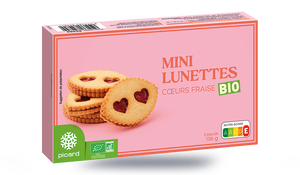 6 MINI LUNETTE FRAISE BIO