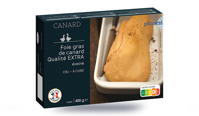 Foie gras cru de canard