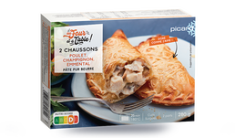 2 CHAUSSONS POULET/CHAMPI