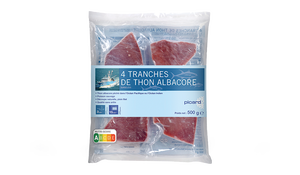 4 tranches de thon albacore, qualité sans arête