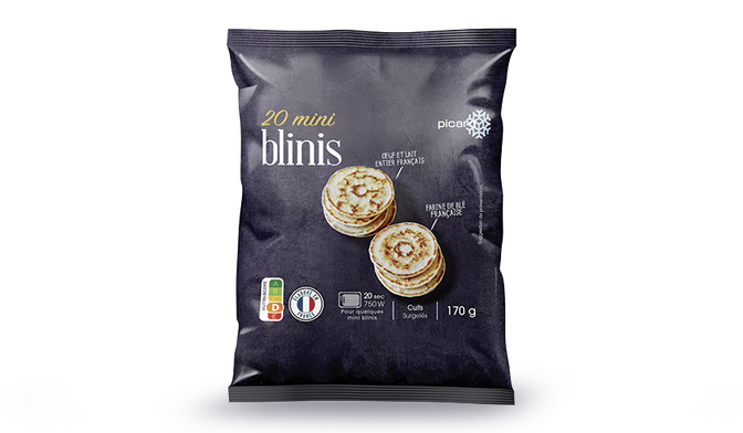 20 mini blinis