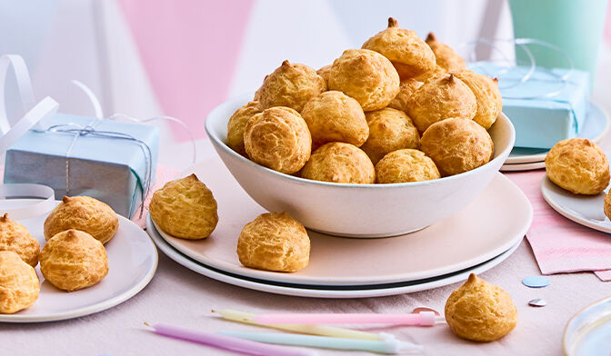 Mini-gougères aux fromages