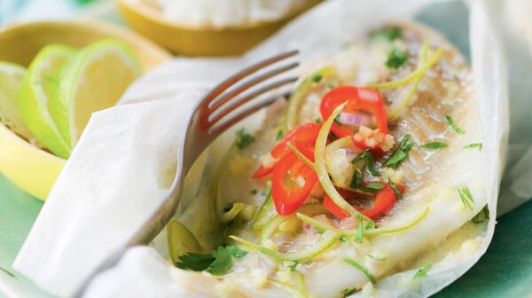 Papillote De Poisson à La Tahitienne