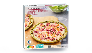 2 TARTES FINES SAUMON