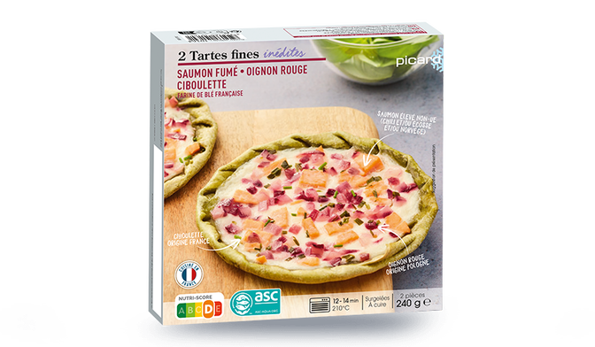 2 TARTES FINES SAUMON
