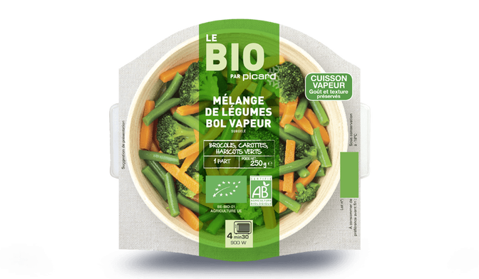 Bol vapeur brocolis, carottes, haricots verts bio