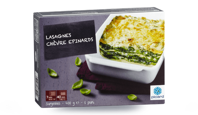 Lasagnes Chevre Epinards Surgeles Picard
