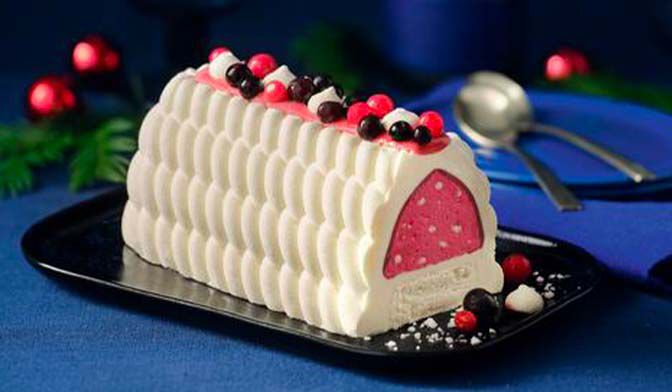Dessert glacé bio façon pavlova fruits-rouges