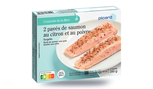 2 PAVES SAUMON AU CITRON
