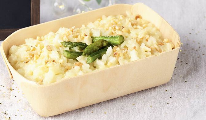 Risotto et asperges vertes