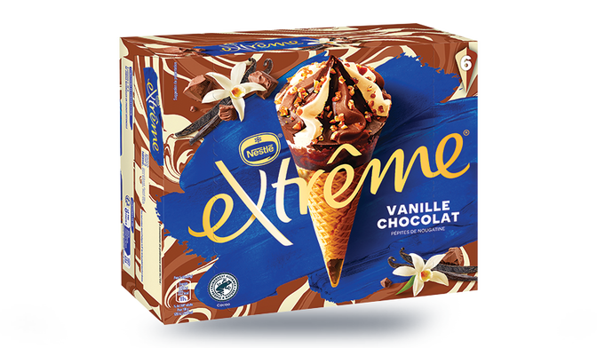 6 CONES EXTREME VAN/CHOC