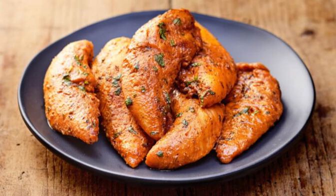 Aiguillettes de poulet marinées aux épices tandoori
