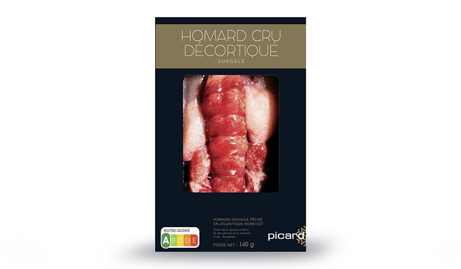 Homard cru décortiqué