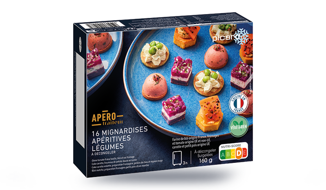 16 MIGNARDISES LEGUMES