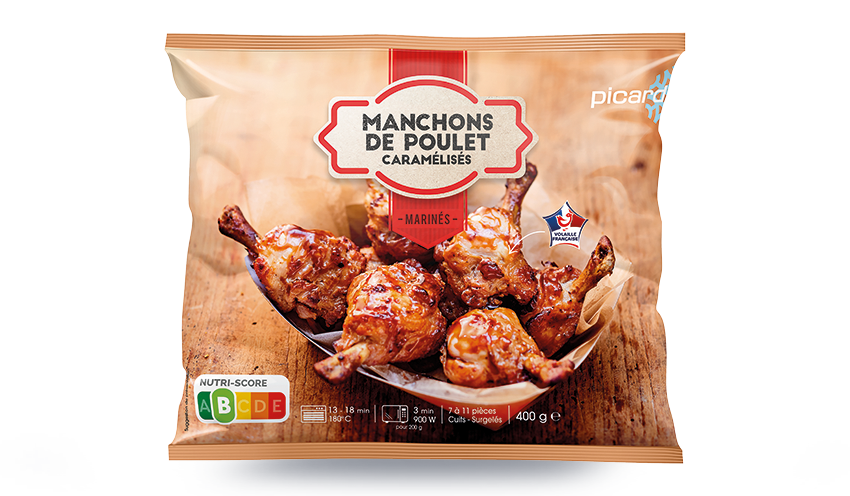Manchons de poulet caramélisés