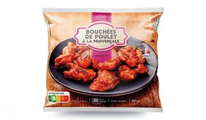 Bouchées de poulet à la provençale, 12 à 18 pièces