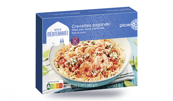 SAGANAKI CREVETTES 350 G
