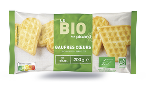 10 GAUFRES COEUR BIO