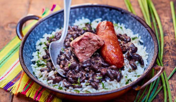 FEIJOADA/PORC/HARICOT/RIZ