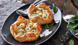 4 paniers de noix de Saint-Jacques &agrave; la bretonne