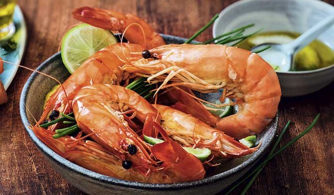 8 crevettes tropicales crues Label Rouge, ASC