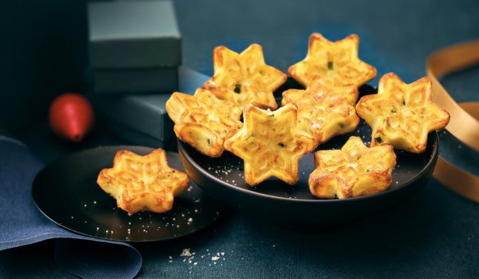 12 mini-gaufres apéritives