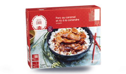 PORC CARAMEL/RIZ CORIANDR