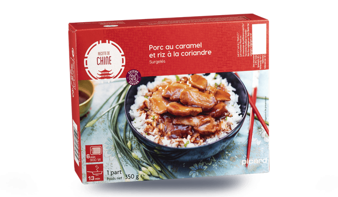 PORC CARAMEL/RIZ CORIANDR