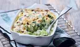 Gratin duo de choux bio