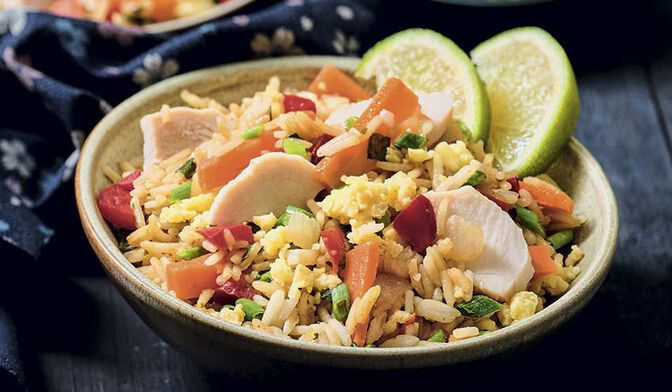 Nasi goreng au poulet