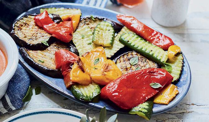 Mélange de légumes grillés