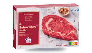 4 ENTRECOTES PIC 700GRS