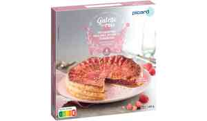 Galette des rois frangipane pralines roses et framboise