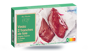 2 TRANCHES FOIE DE VEAU