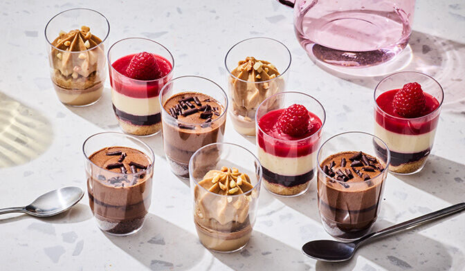 9 Mini-coupes pâtissières fruits rouges — vue 3