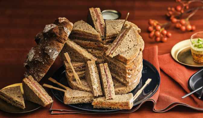 Pain surprise au pain spécial campagne