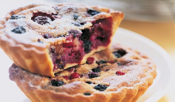 Tarte amandine aux fruits rouges