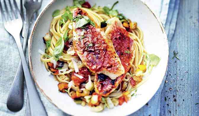 Linguine au rouget