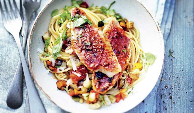 Linguine au rouget