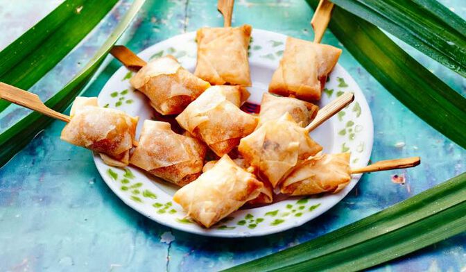6 brochettes thaï