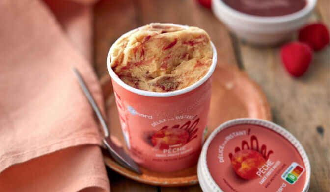 1 POT SORBET PECHE 105G