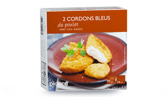 2 cordons bleus de poulet surgelés - Les viandes & volailles - Picard