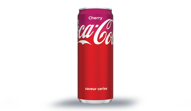 1 CANETTE COCA CHERRY