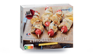 4 BROCH POULET CITRON