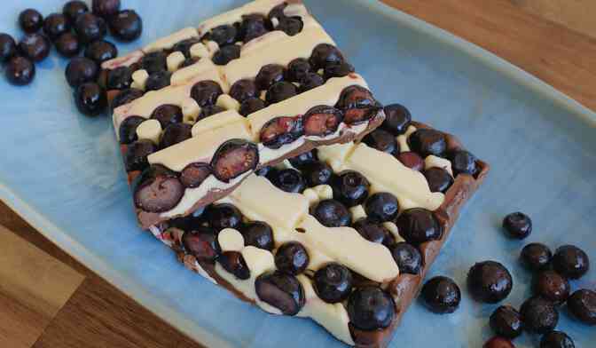Tablette chocolat myrtilles