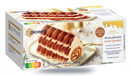 Bûche pâtissière façon tiramisu