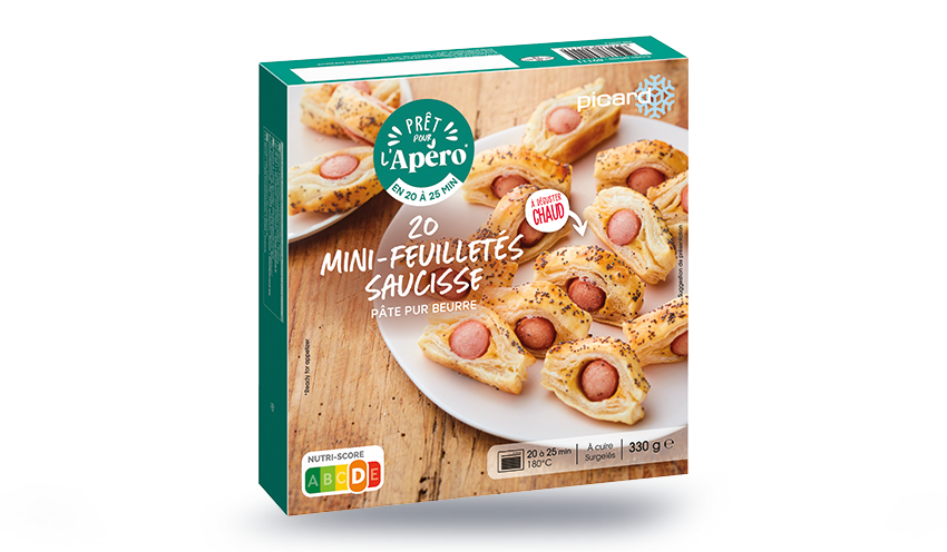 20 mini-feuilletés saucisse