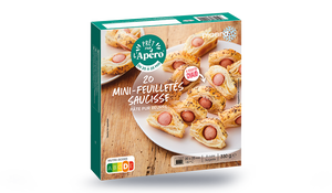 20 mini-feuilletés saucisse